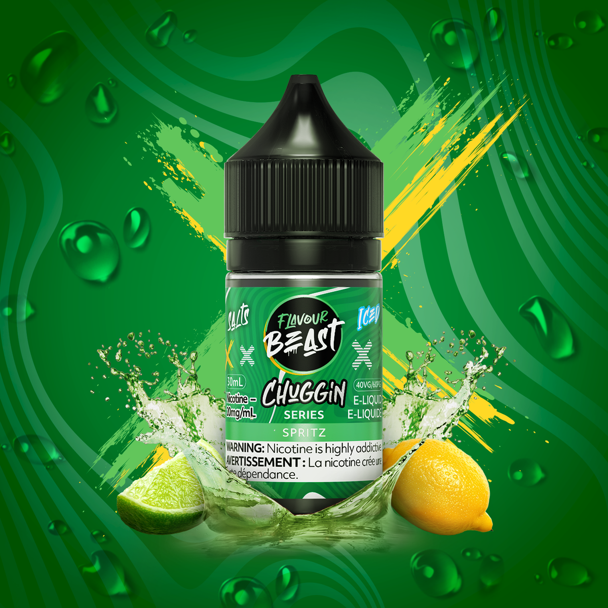 Spritz - by Flavour Beast Chuggin' Salts [Ontario Stamp] – Clear