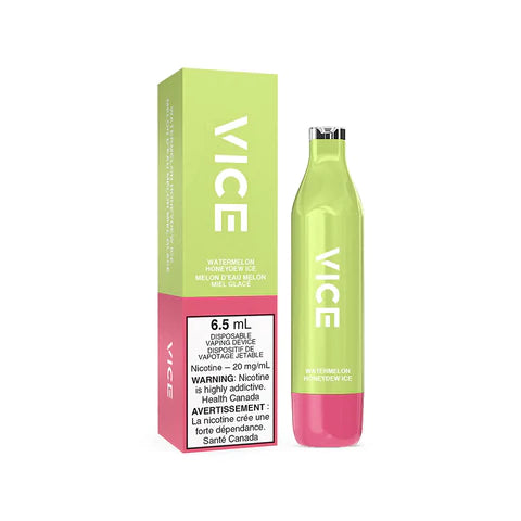 Watermelon Honeydew Ice - VICE 2500 Puff Disposable Vape [Federal Stam Clear Sky Vapes Inc. Watermelon Honeydew Ice - VICE 2500 Puff Disposable Vape [Federal Stam Clear Sky Vapes Inc.