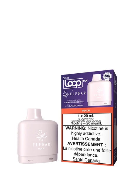 Peach - STLTH Loop MAX ELFBAR Pod 20mL [Ontario Stamp] (Copy)