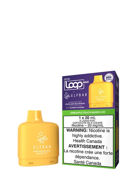 Pineapple Peach Mango Ice - STLTH Loop MAX ELFBAR Pod 20mL [Ontario Stamp]