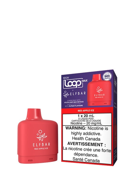 Red Apple Ice - STLTH Loop MAX ELFBAR Pod 20mL [Ontario Stamp]