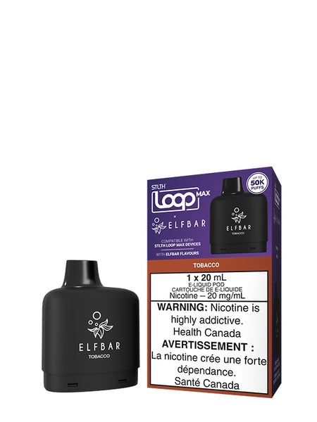 Tobacco - STLTH Loop MAX ELFBAR Pod 20mL [Ontario Stamp]