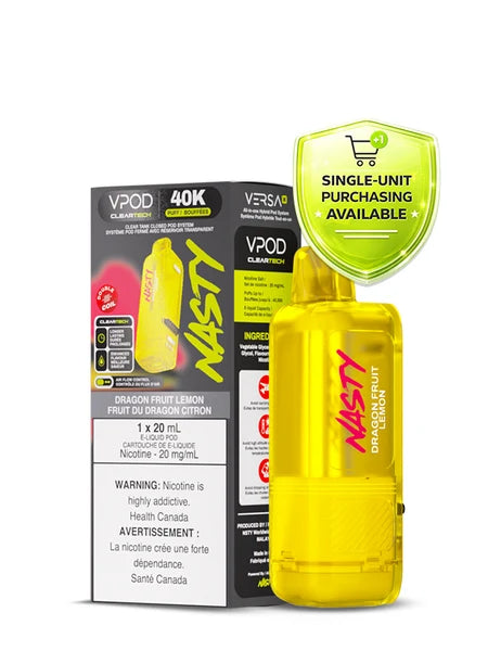 Dragon Fruit Lemon - Versa X by Nasty Pod 20mL [Ontario Stamp]