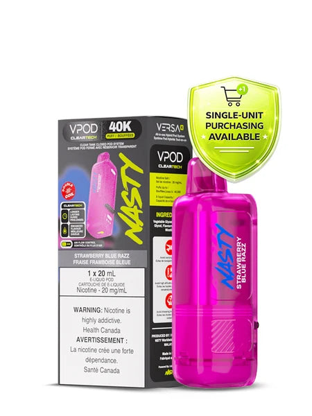 Strawberry Blue Razz - Versa X by Nasty Pod 20mL [Ontario Stamp]