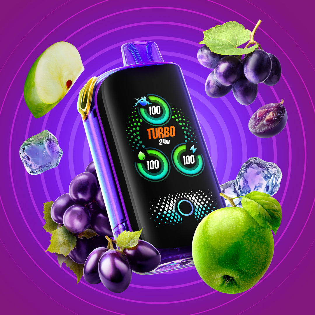 Grape + Apple - Drip'n Fasta by Envi 30k Rechargeable Disposable Vape [Ontario Stamp]