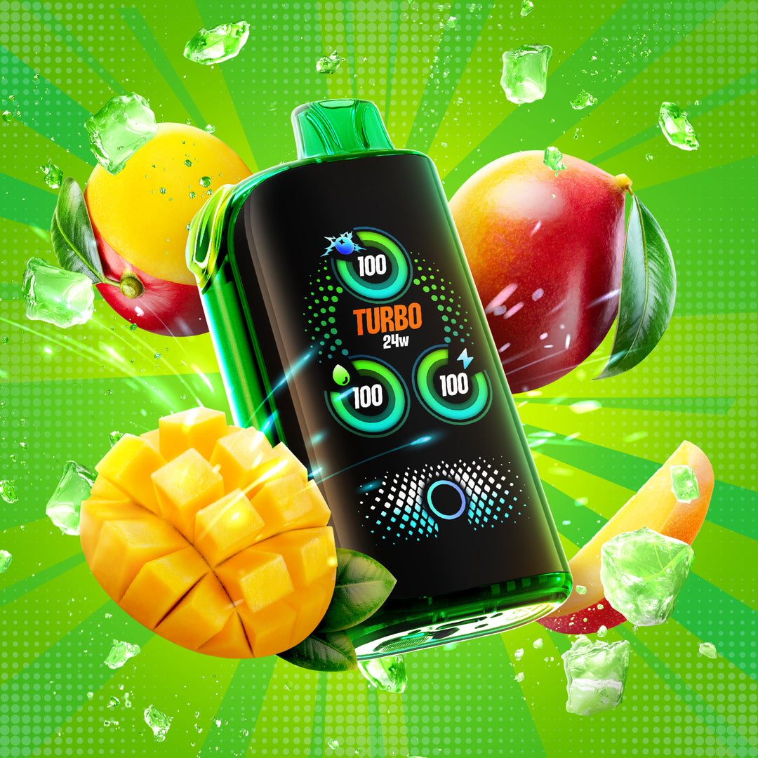 Sour Double Mango Ice - Drip'n Fasta by Envi 30k Rechargeable Disposable Vape [Ontario Stamp]