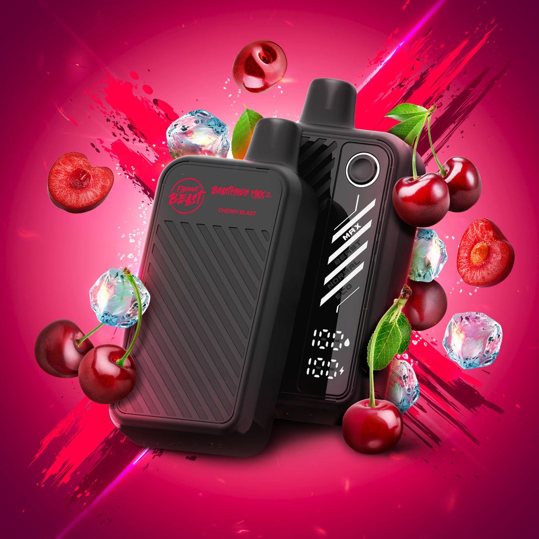 Cherry Blast - Flavour Beast Beast Mode Max 2 Rechargeable Disposable Vape [Ontario Stamp]