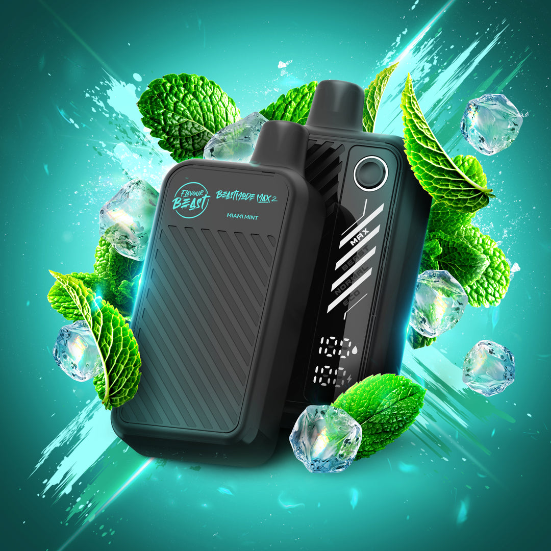 Miami Mint - Flavour Beast Beast Mode Max 2 Rechargeable Disposable Vape [Ontario Stamp]