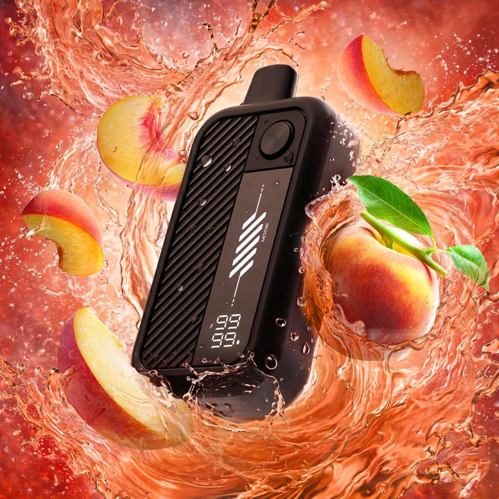 Jumpin' Juicy Peach - Flavour Beast Beast Mode Max 3 Rechargeable Disposable Vape [Ontario Stamp]
