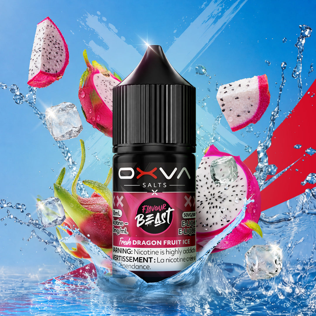 Fresh Dragon Fruit Ice Salt - by Flavour Beast x OXVA Salts [Ontario Stamp]