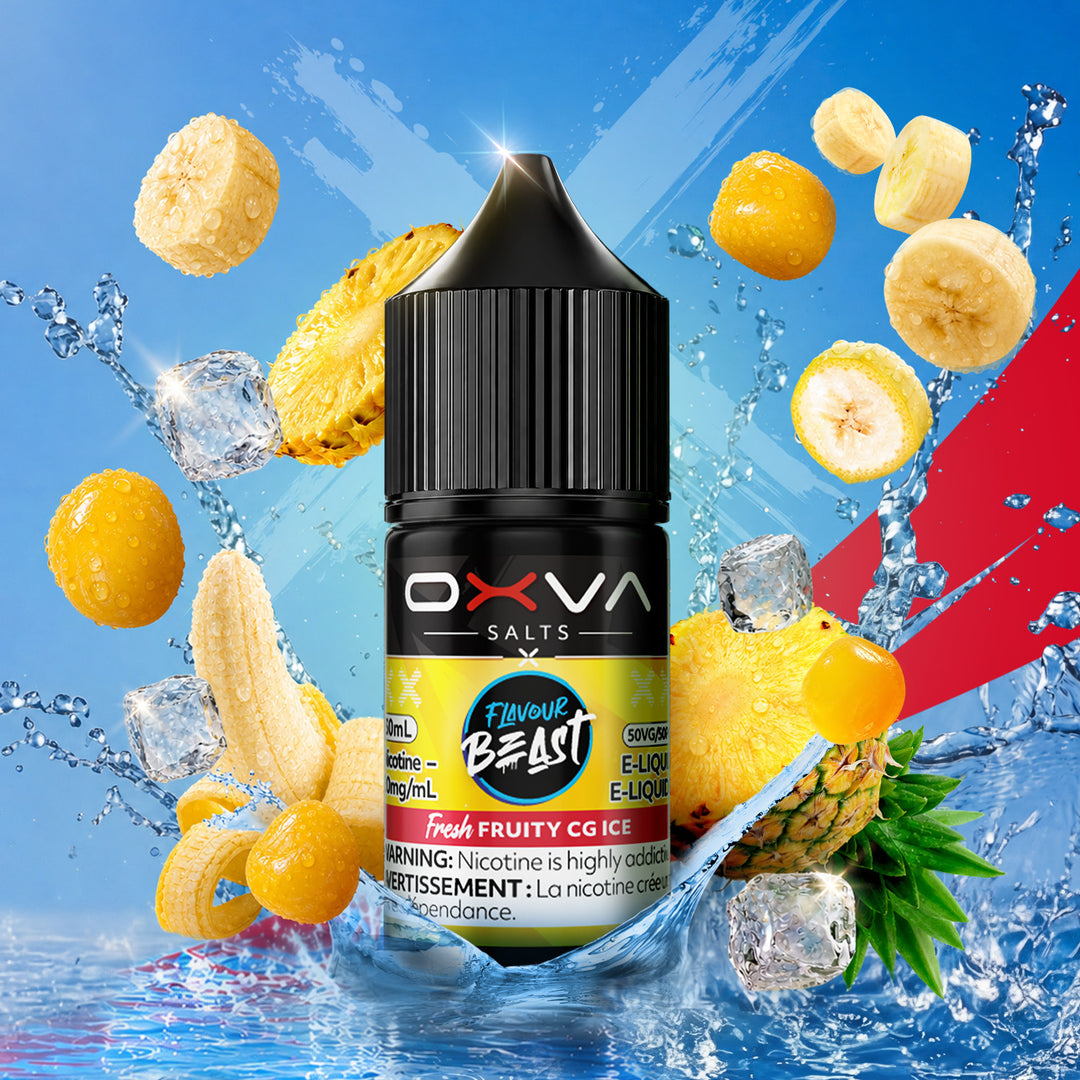 Fresh Fruity CG Ice Salt - by Flavour Beast x OXVA Salts [Ontario Stamp]