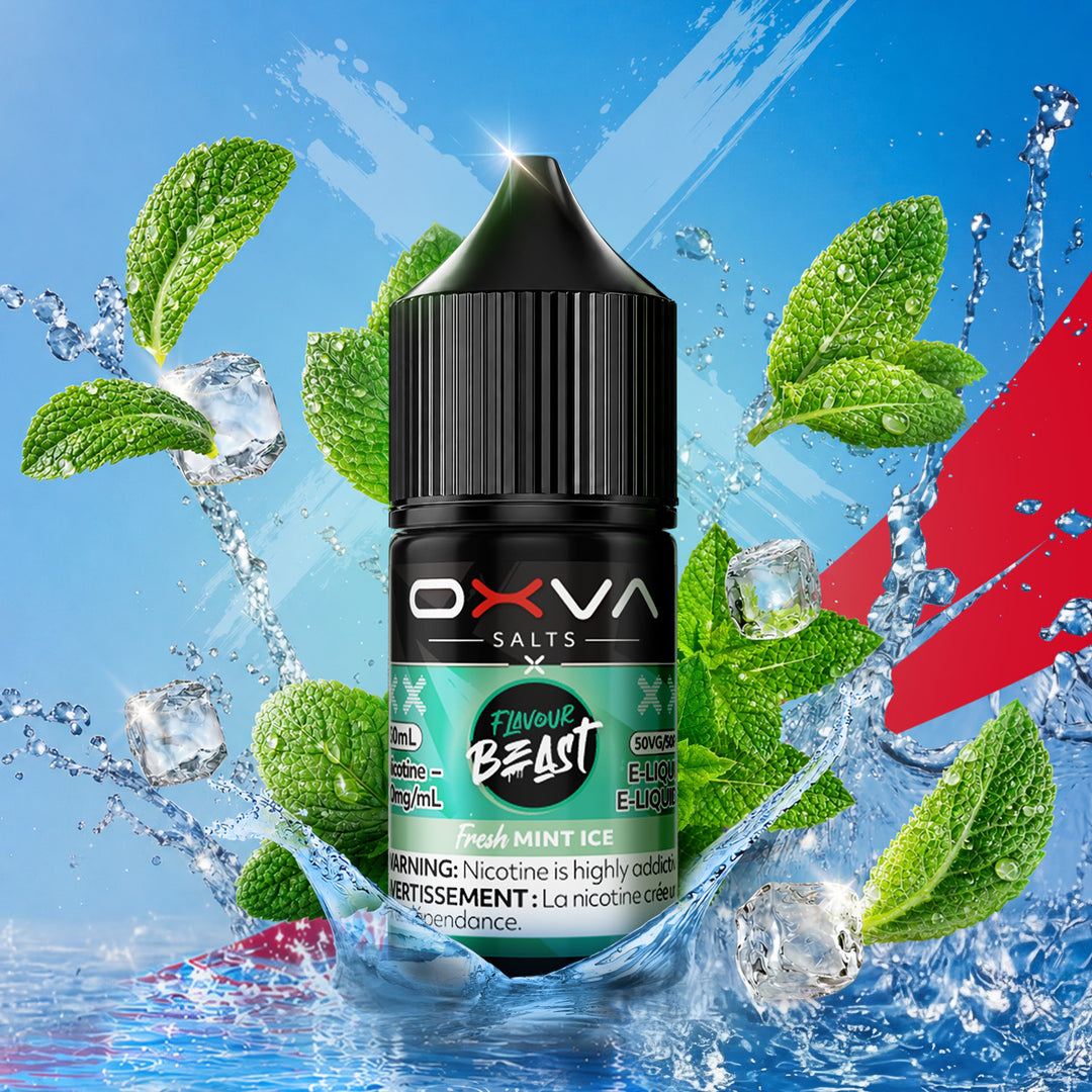 Fresh Mint Ice Salt - by Flavour Beast x OXVA Salts [Ontario Stamp]