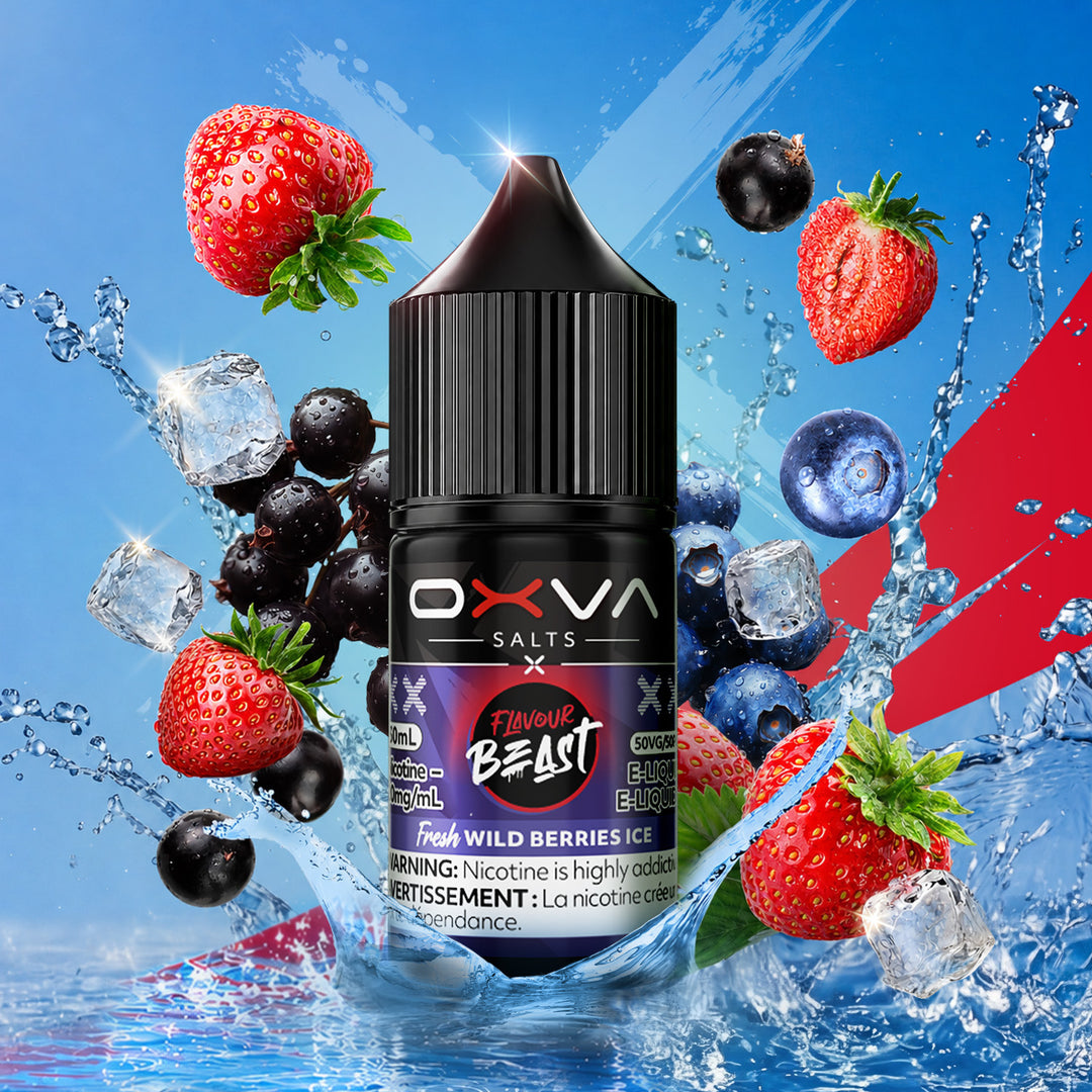Fresh Wild Berries Ice Salt - by Flavour Beast x OXVA Salts [Ontario Stamp]