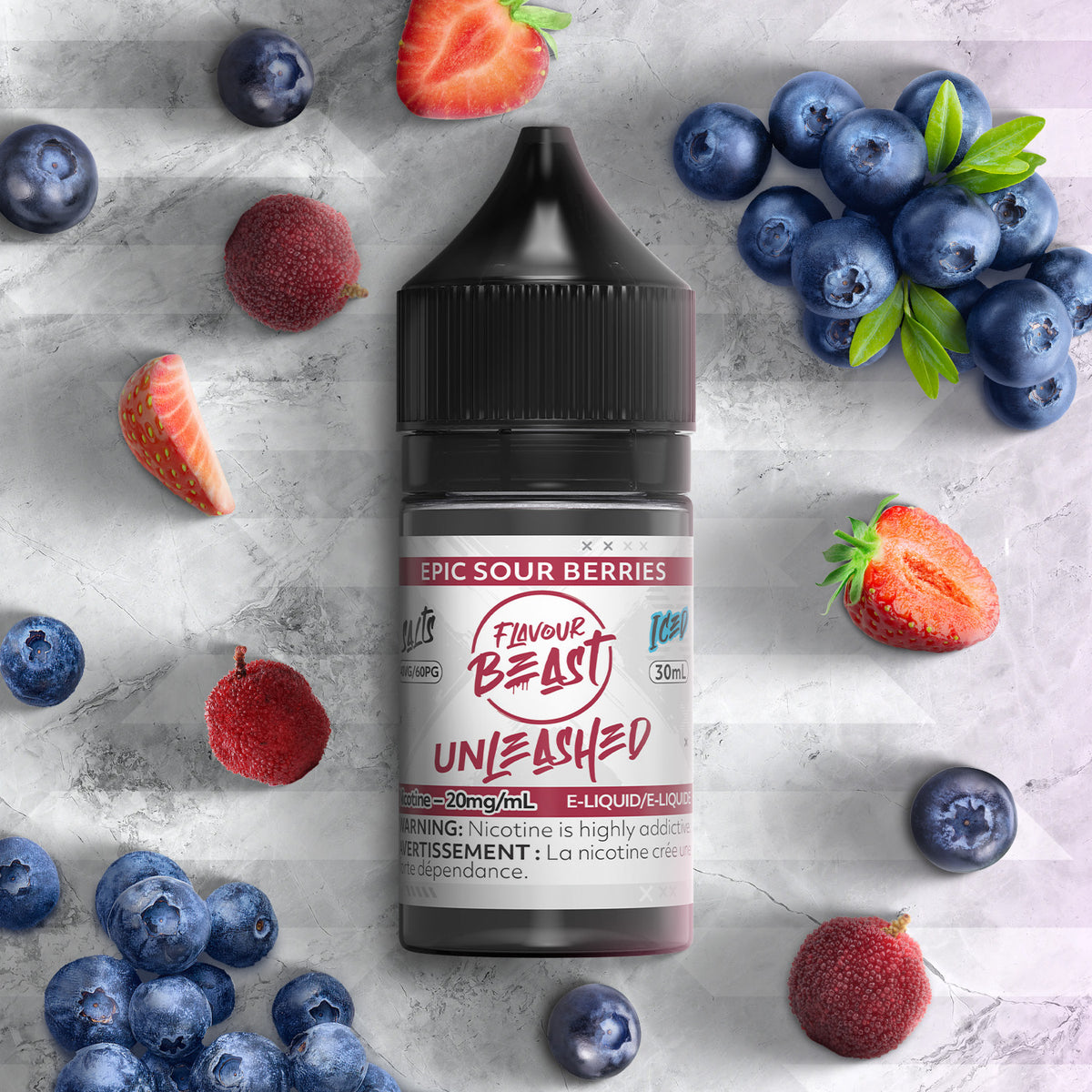 Epic Sour Berries Salt - by Flavour Beast Unleashed [Ontario Stamp ...