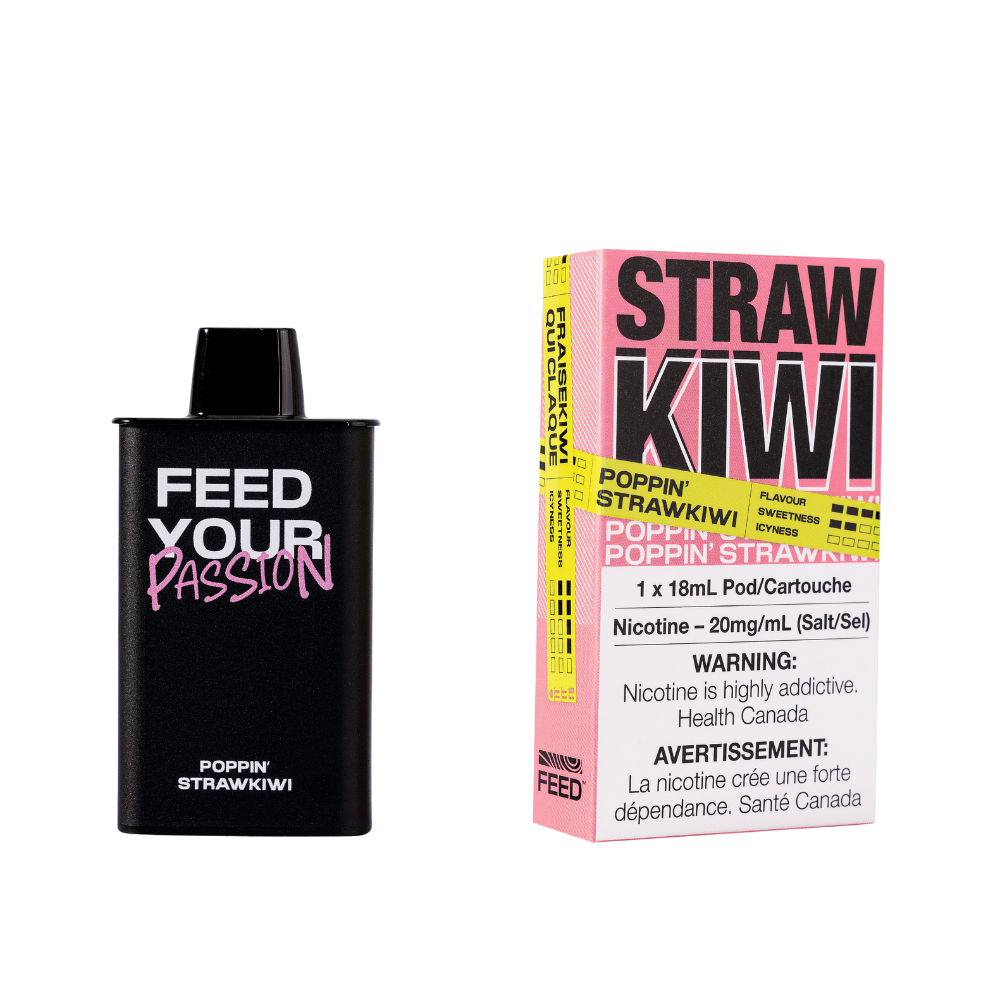 Poppin' Strawkiwi - FEED Pod 18mL [Federal Stamp]