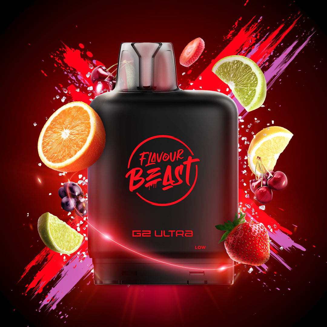 Flippin' Fruit Flash - Flavour Beast Level X G2 Ultra 20mL Pod [Ontario Stamp]