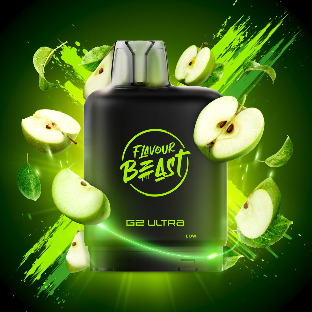 Gusto Green Apple - Flavour Beast Level X G2 Ultra 20mL Pod [Ontario Stamp]