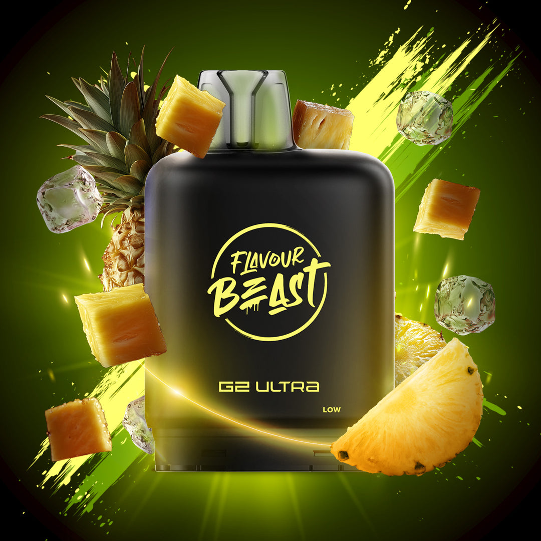 Pumped Up Pineapple - Flavour Beast Level X G2 Ultra 20mL Pod [Ontario Stamp]