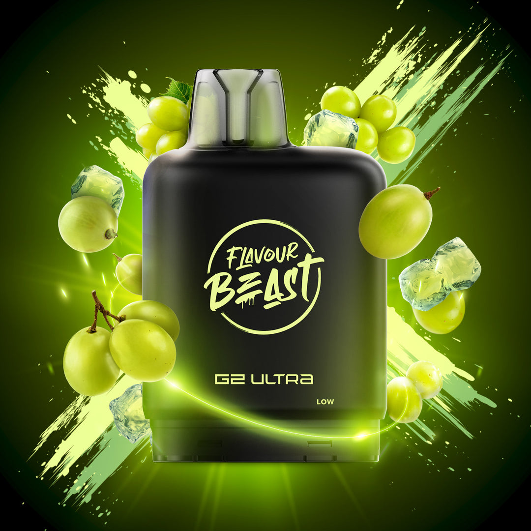 Wild White Grape Iced  - Flavour Beast Level X G2 Ultra 20mL Pod [Ontario Stamp]