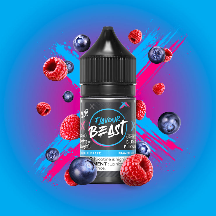 Bomb Blue Razz Salt - by Flavour Beast Salts