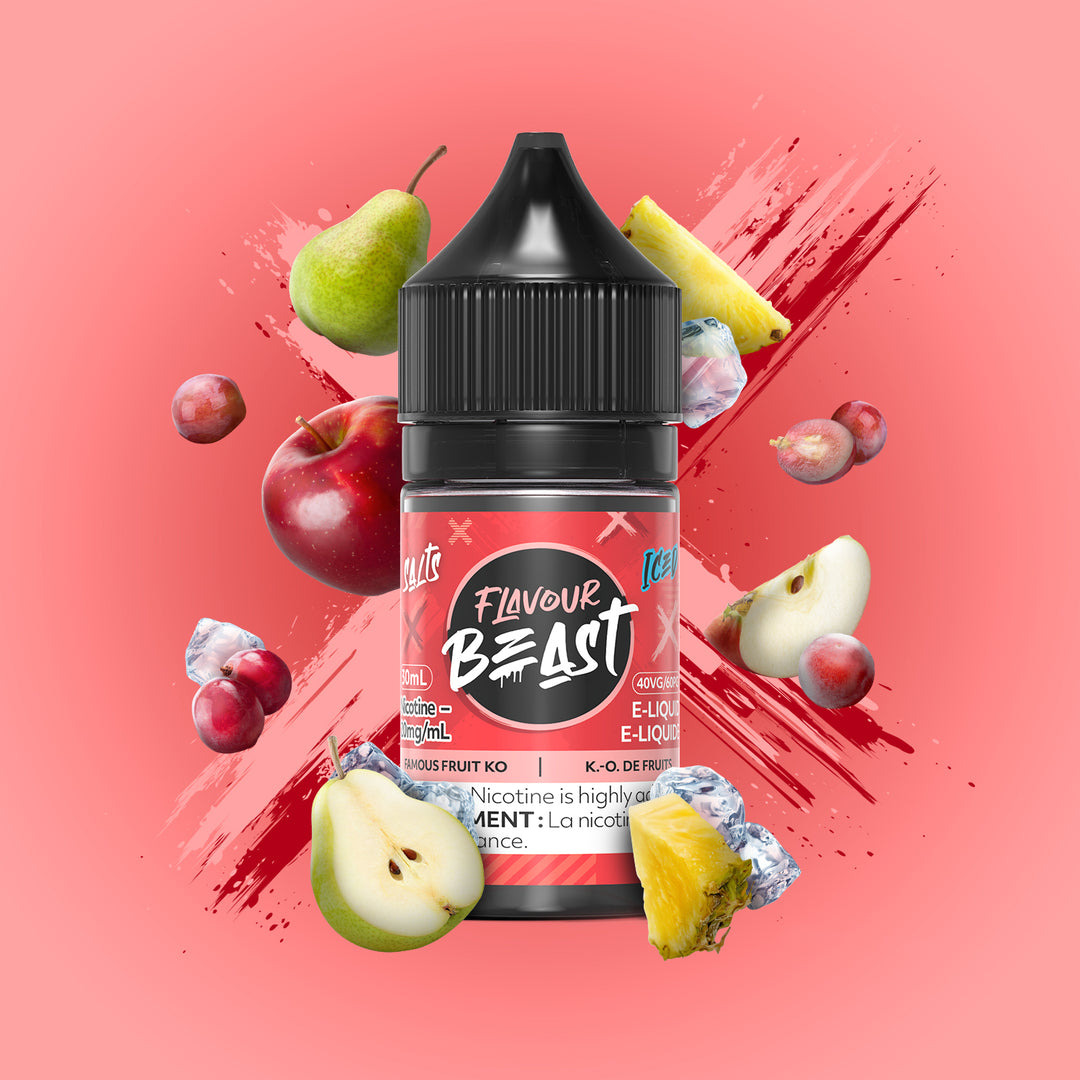 Famous Fruit KO Iced Salt - by Flavour Beast Salts [Ontario Stamp]