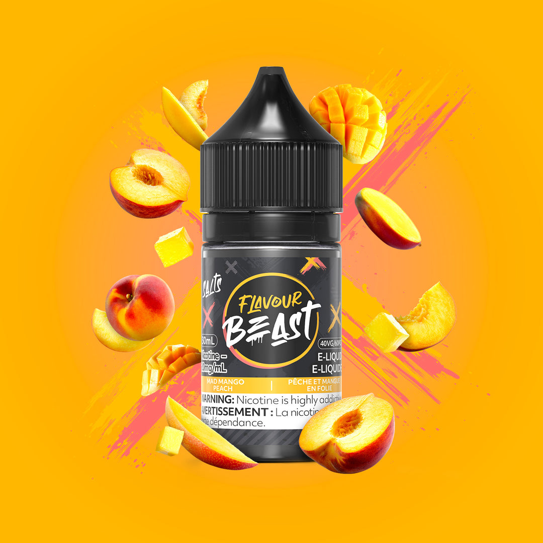 Mad Mango Peach Salt - by Flavour Beast Salts [Ontario Stamp]