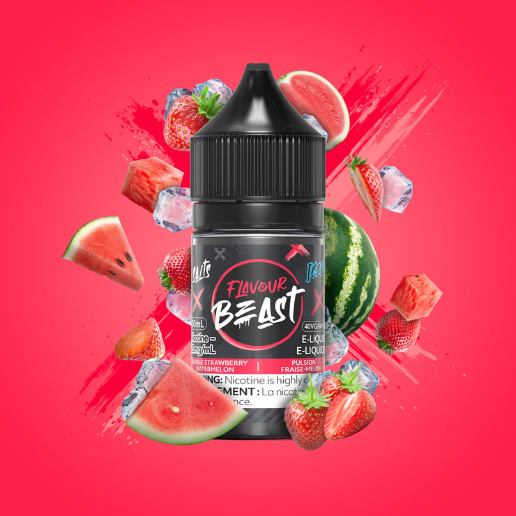 Savage Strawberry Watermelon Iced Salt - by Flavour Beast Salts