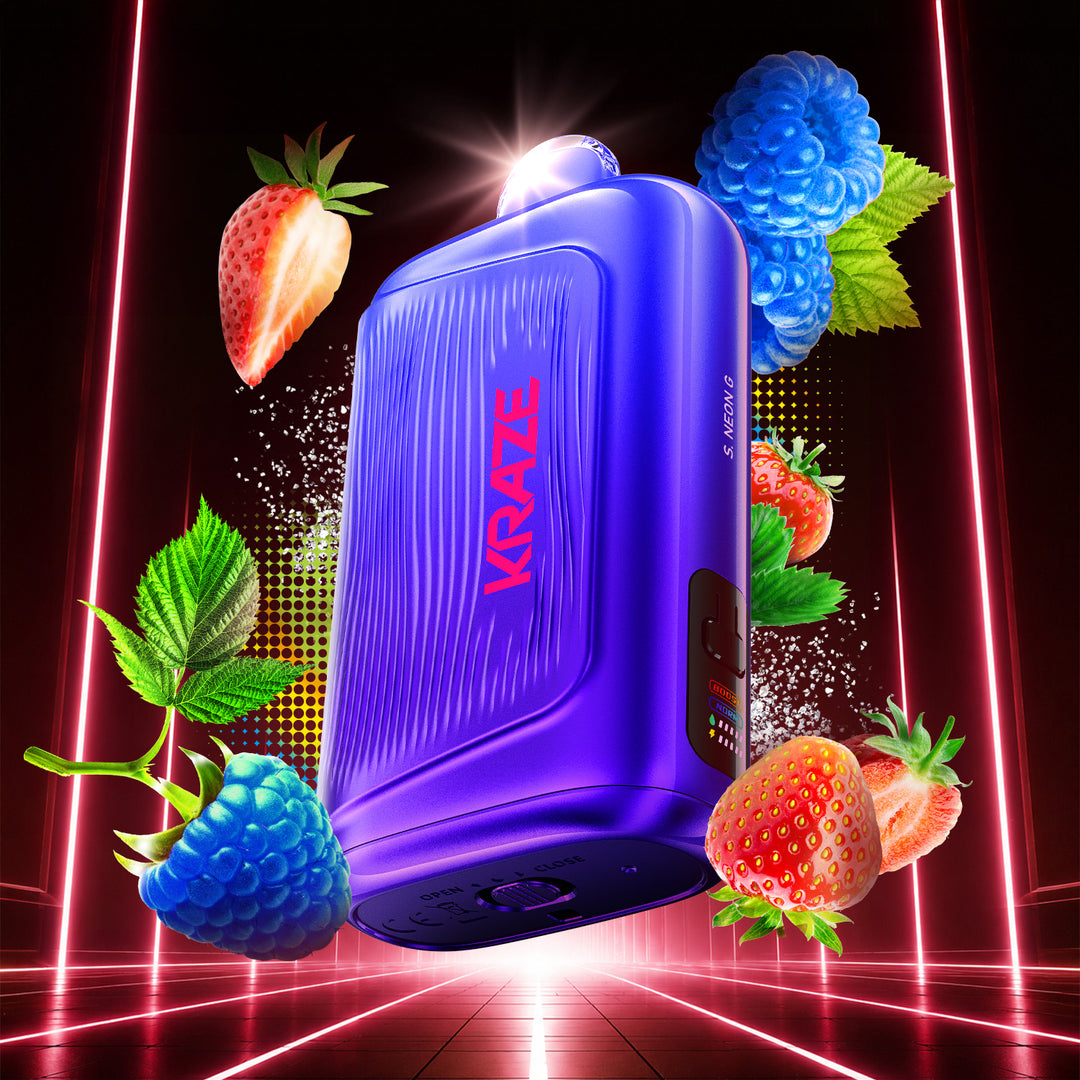 S. Neon G - Kraze Giga Rechargeable Disposable 40mL [Ontario Stamp]