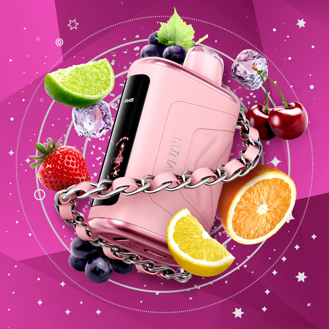 Fruit Jewel Ice - Kraze Luna 42k Puff Disposable Vape [Ontario Stamp]