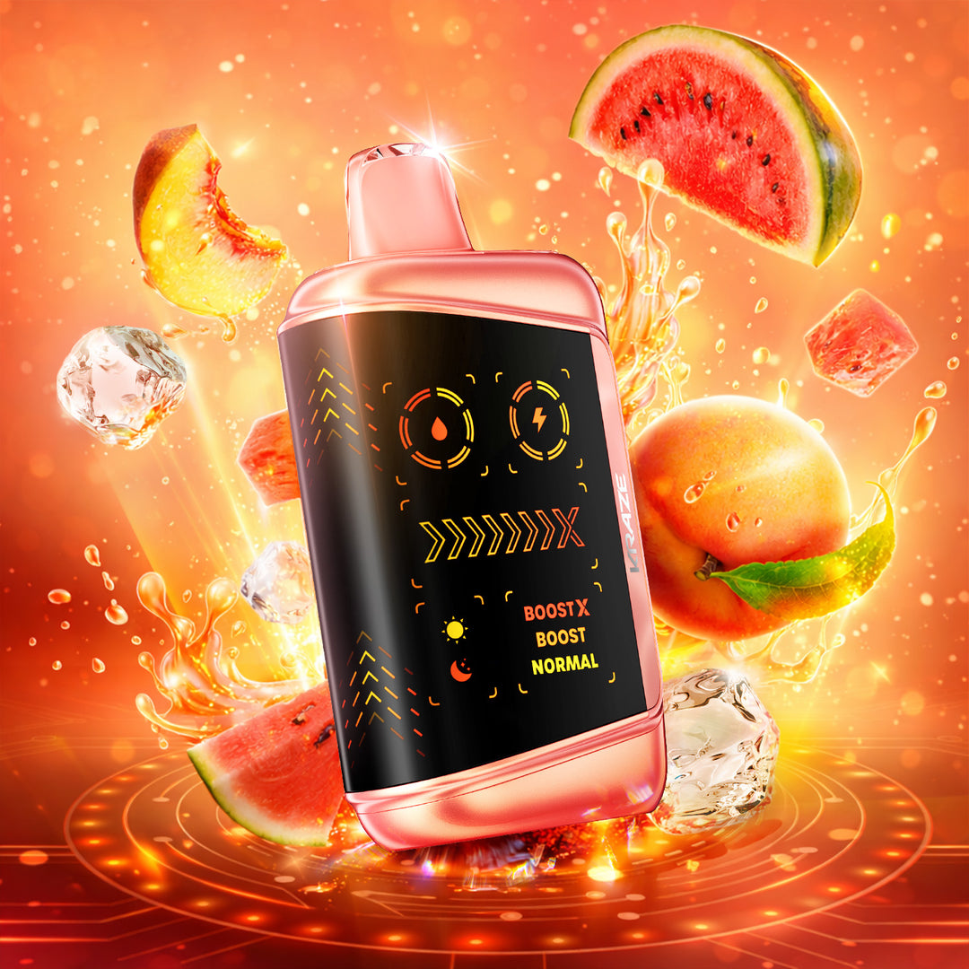 Peach Watermelon Ice - Kraze X Classic 48k Puff Disposable Vape [Ontario Stamp]