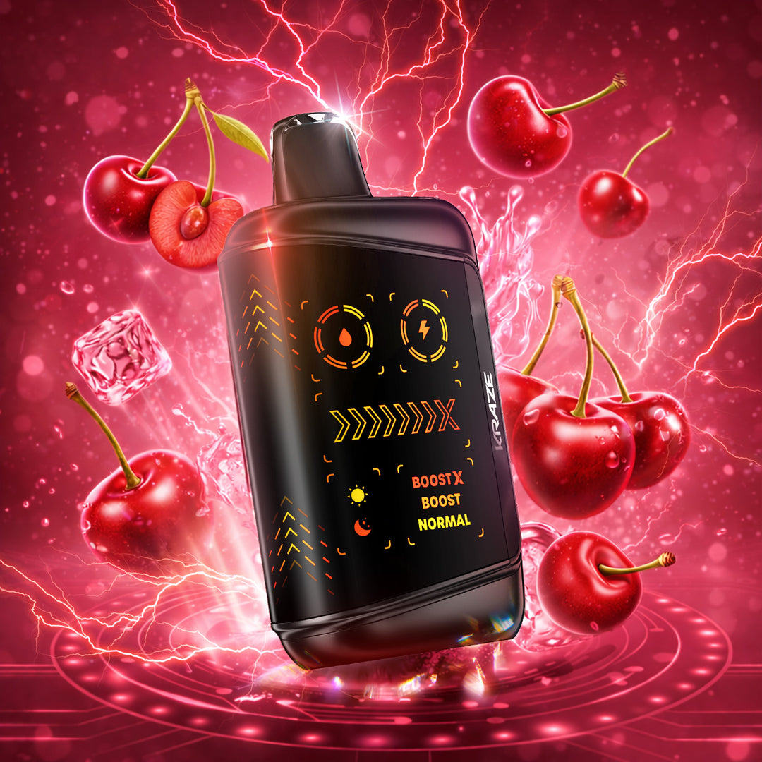 Red Lightning Ice - Kraze X Classic 48k Puff Disposable Vape [Ontario Stamp]