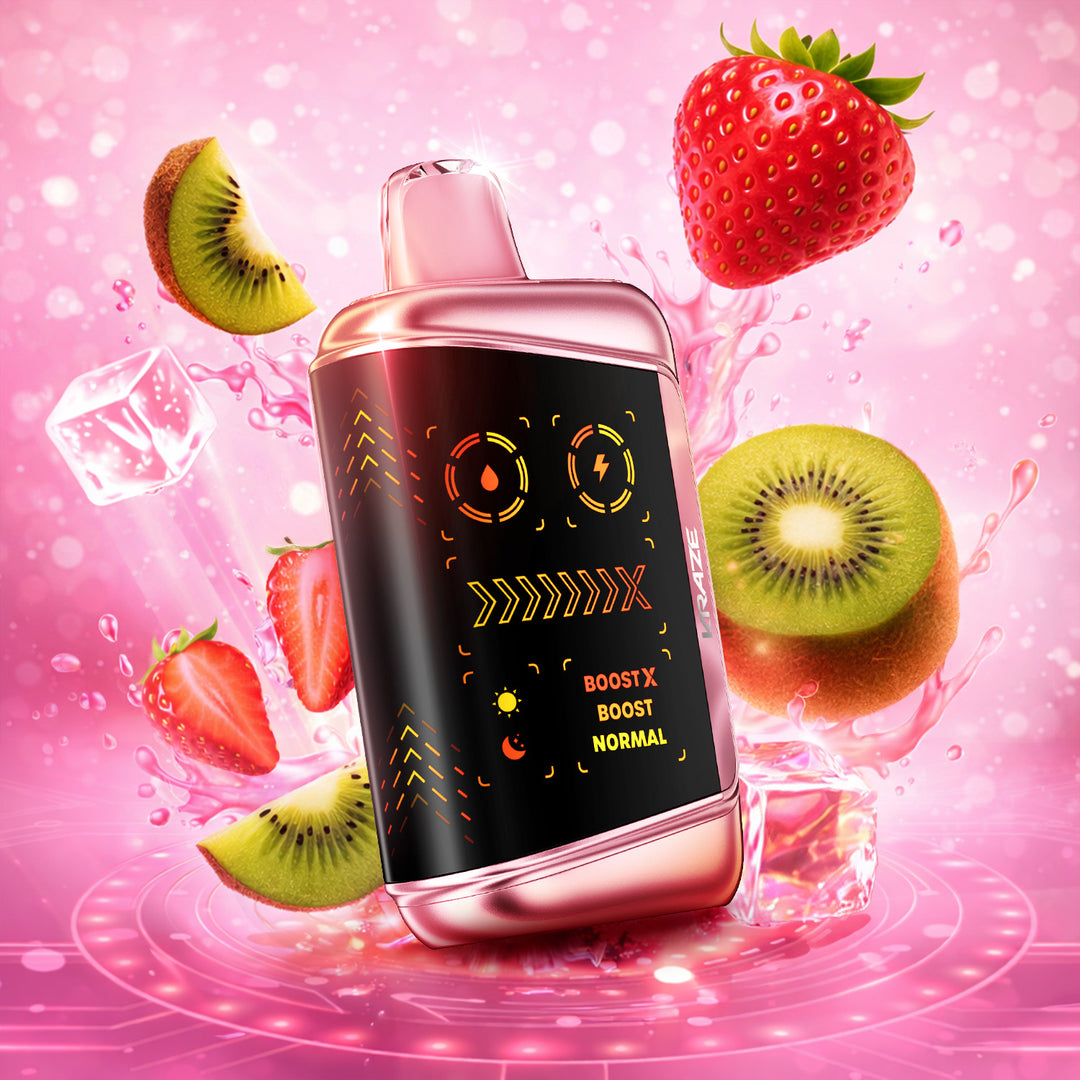 Strawberry Kiwi Ice - Kraze X Classic 48k Puff Disposable Vape [Ontario Stamp]