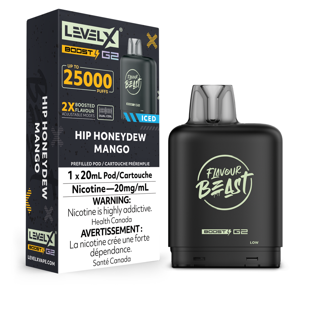 Hip Honeydew Mango - Flavour Beast Level X Boost Pod 20mL [Ontario Stamp]