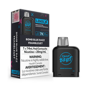 Bomb Blue Razz - Flavour Beast Level X Pod 14mL