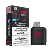 Sic Strawberry Iced - Flavour Beast Level X Pod 14mL