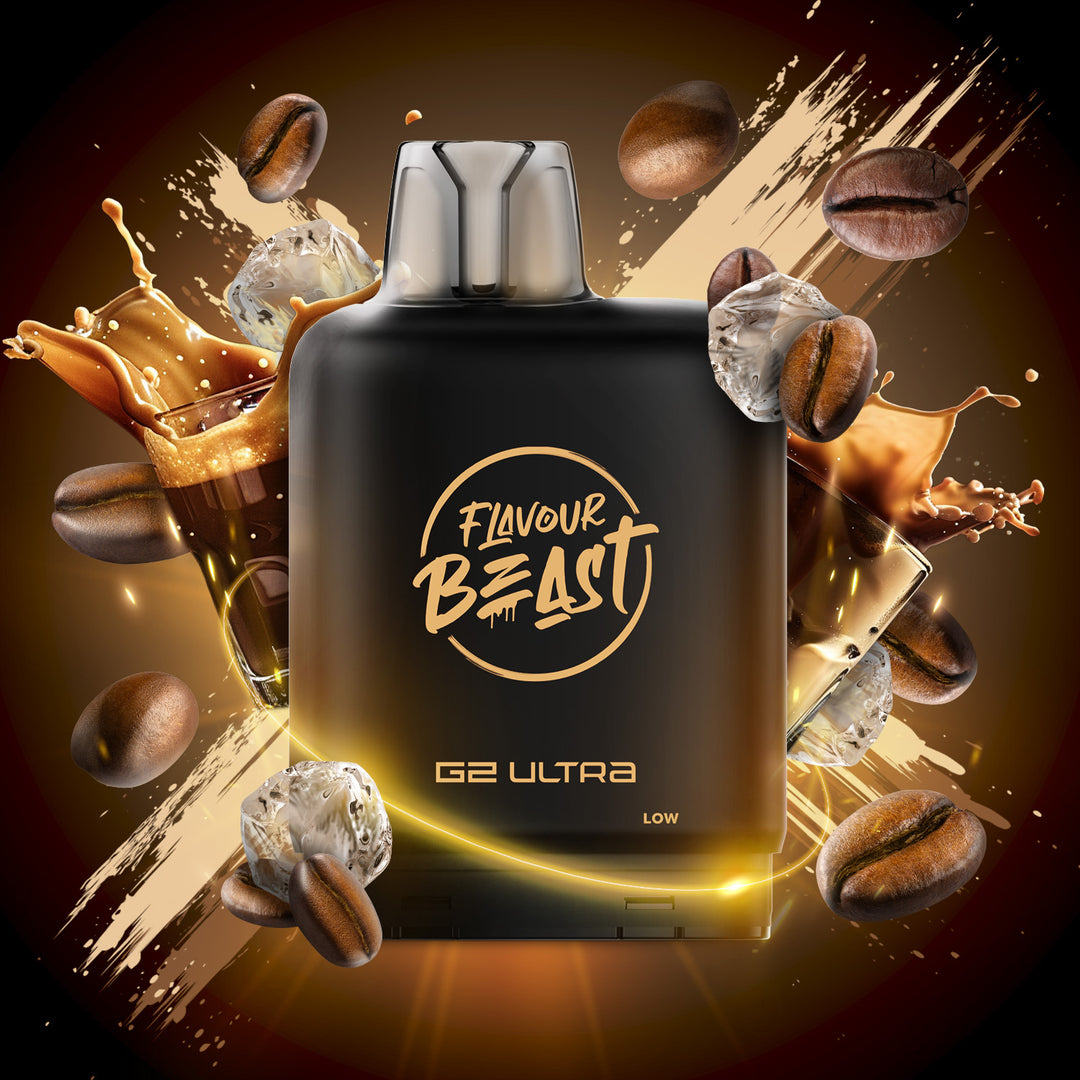 Chillin' Coffee Iced - Flavour Beast Level X G2 Ultra 20mL Pod [Ontario Stamp]