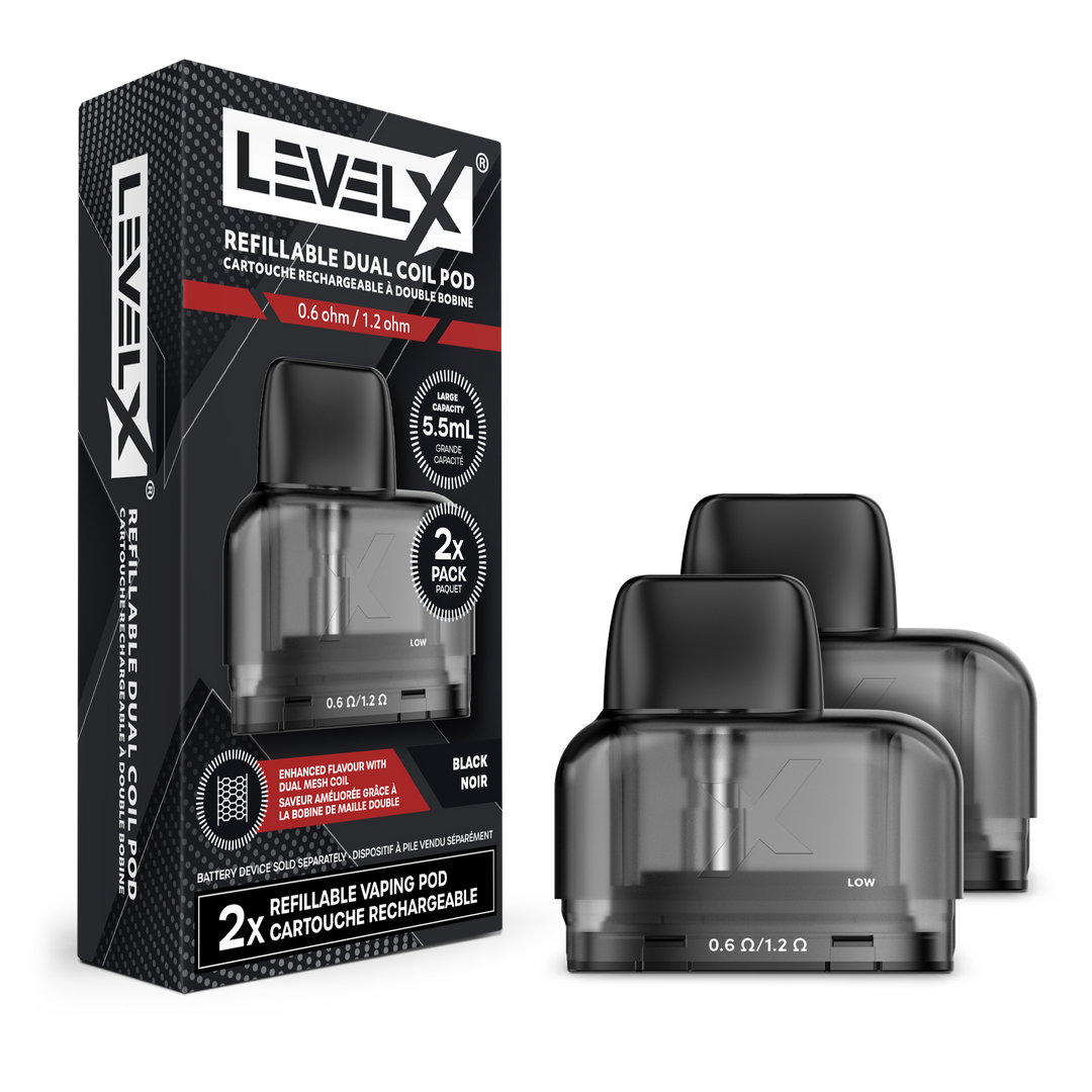 Level X Refillable Dual-Coil Pod 2Pk [CRC]