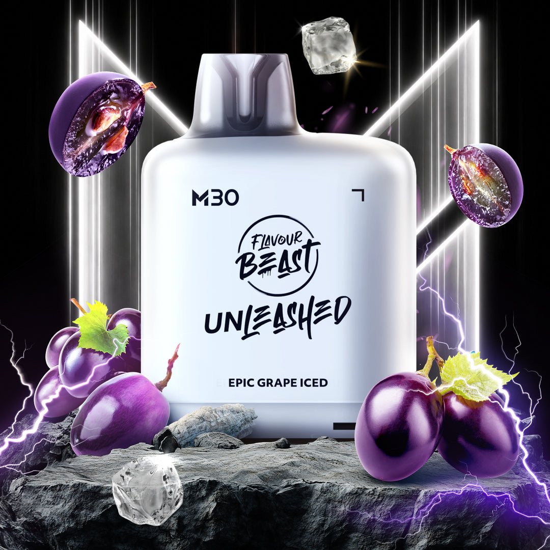Epic Grape Iced - Flavour Beast Unleased Level X M Series 30mL Pod [Ontario Stamp]