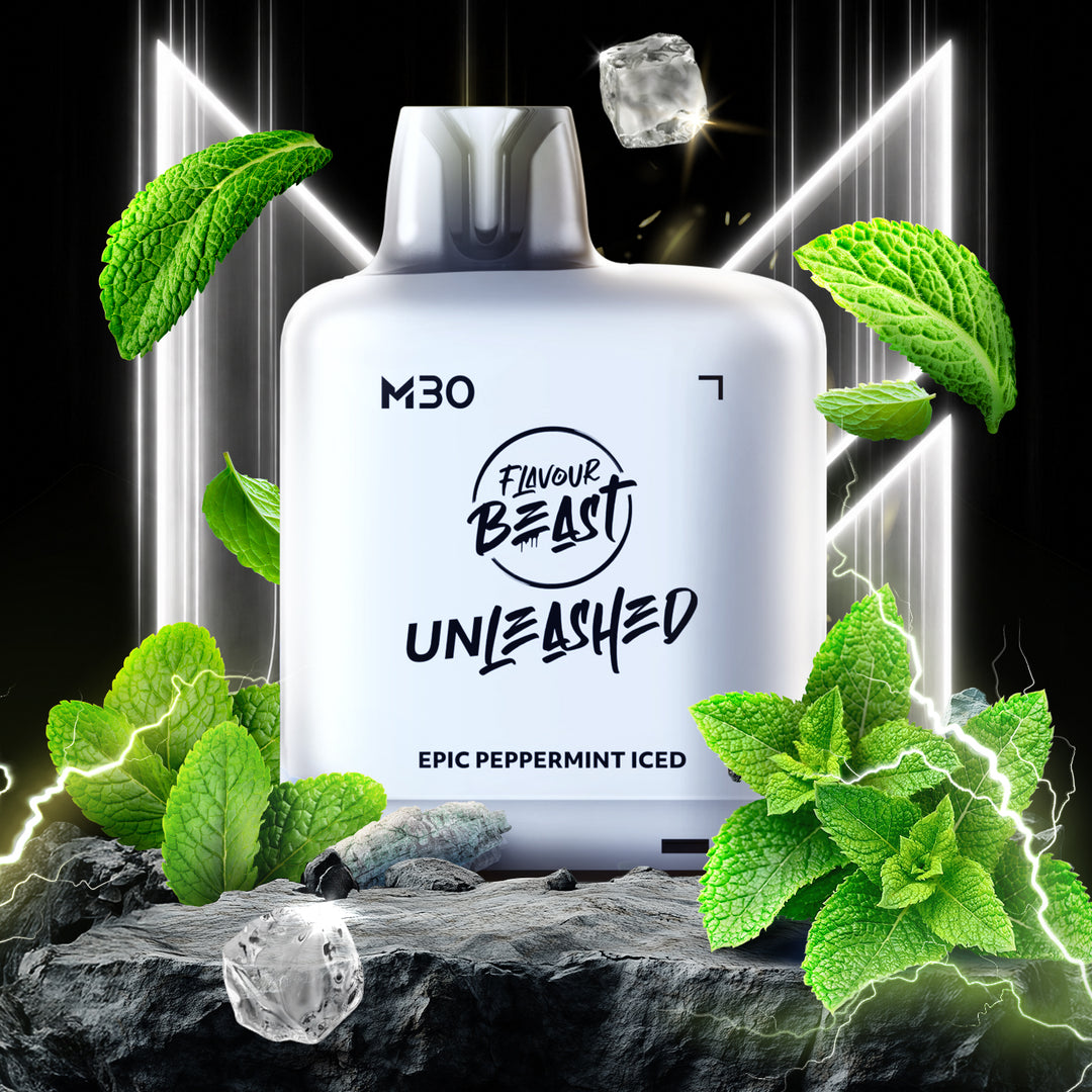 Epic Peppermint Iced - Flavour Beast Unleased Level X M Series 30mL Pod [Ontario Stamp]