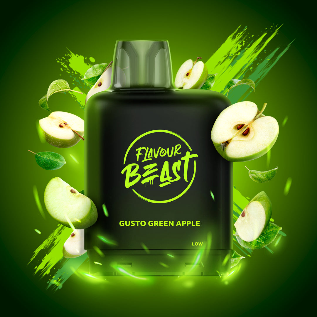 Gusto Green Apple - Flavour Beast Level X Boost Pod 20mL [Federal Stamp]