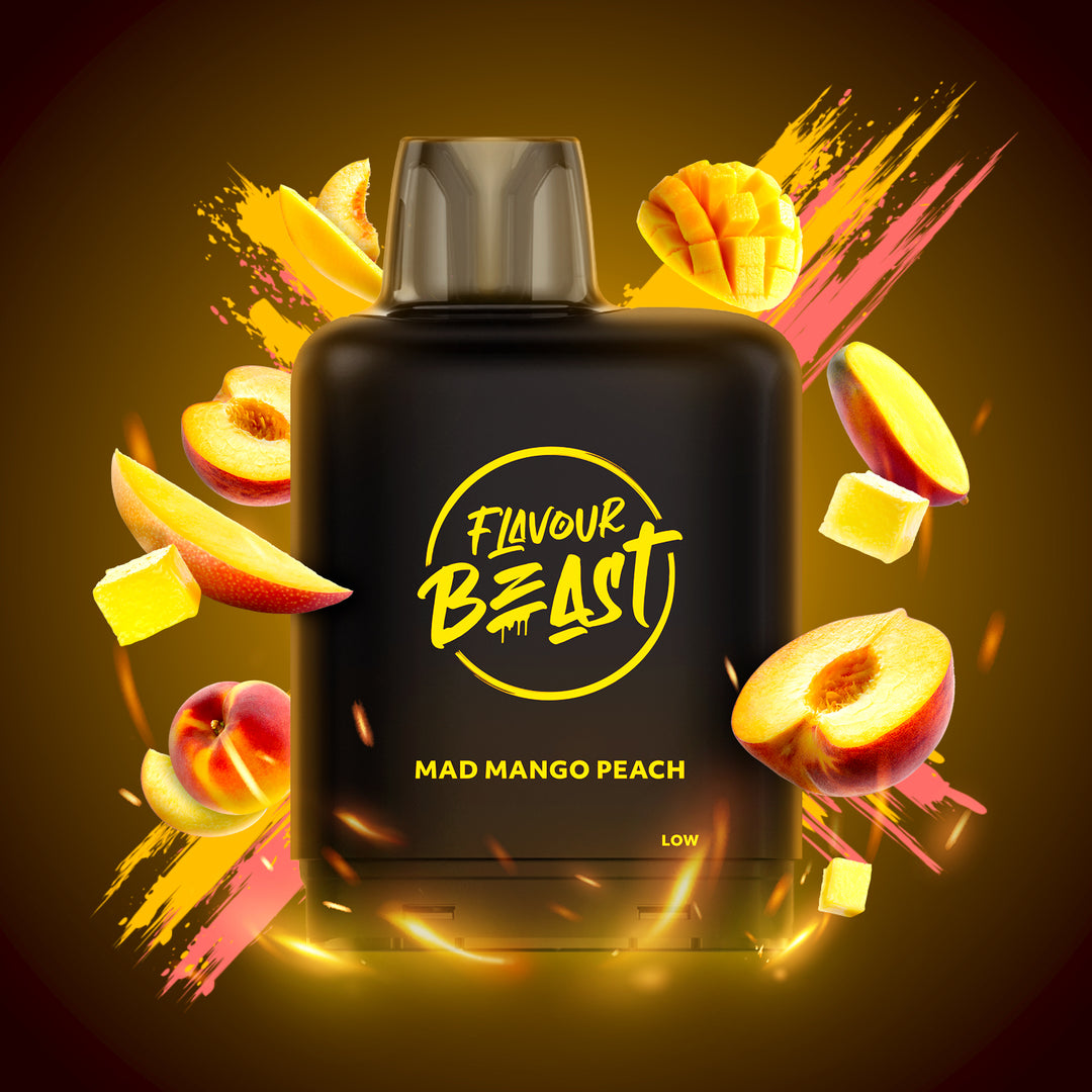 Mad Mango Peach - Flavour Beast Level X Boost Pod 20mL [Ontario Stamp]