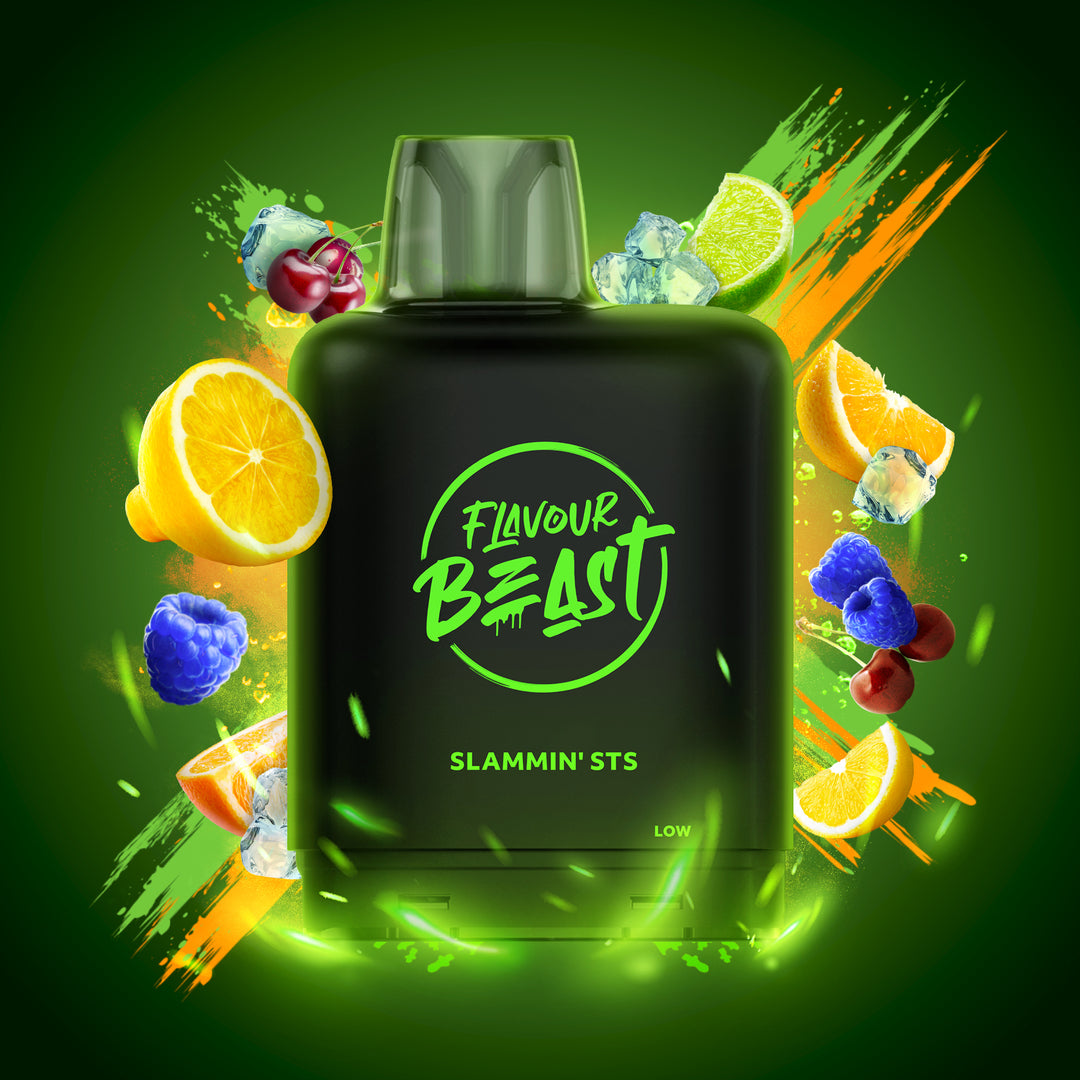 Slammin' STS Iced - Flavour Beast Level X Boost Pod 20mL [Ontario Stamp]