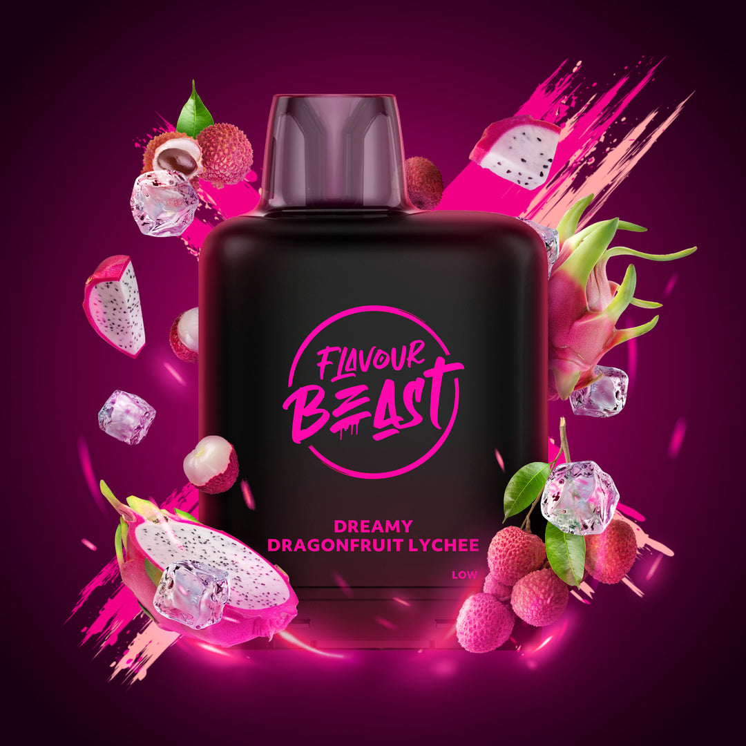 Dreamy Dragonfruit Lychee - Flavour Beast Level X Boost Pod 20mL [Ontario Stamp]