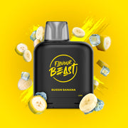 Bussin' Banana Iced - Flavour Beast Level X Pod 14mL