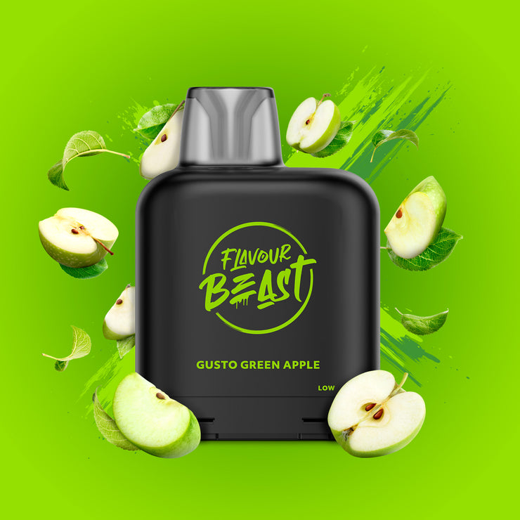 Gusto Green Apple - Flavour Beast Level X Pod 14mL