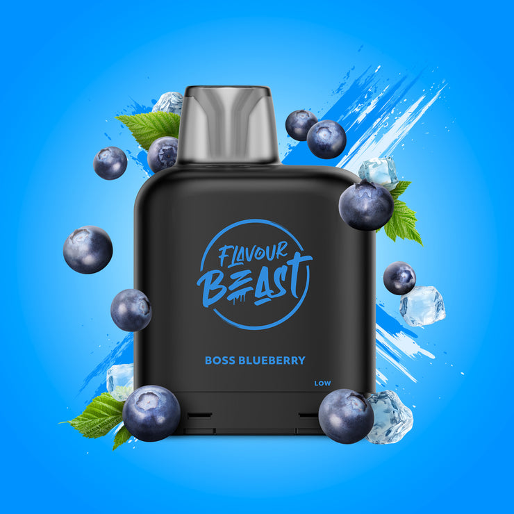 Boss Blueberry Iced - Flavour Beast Level X Pod 14mL
