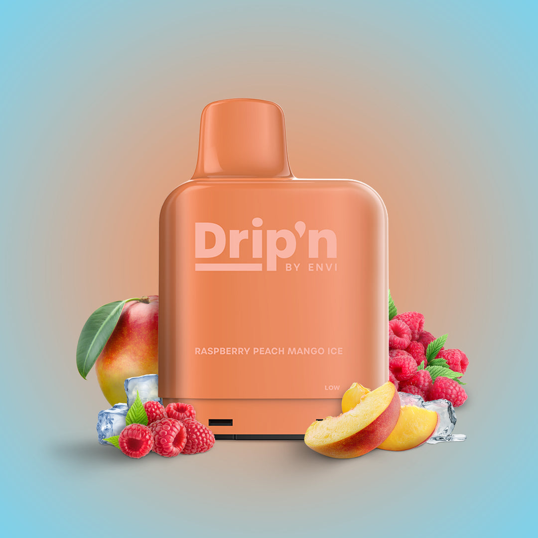 Raspberry Peach Mango Ice - Drip'n Level X Pod 14mL [Federal Stamp]