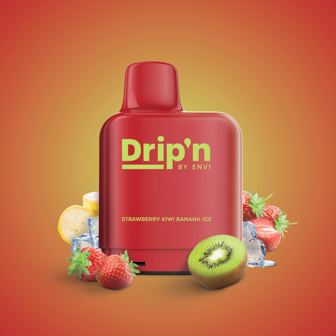 Strawberry Kiwi Banana Ice - Drip'n Level X Pod 14mL [Federal Stamp]
