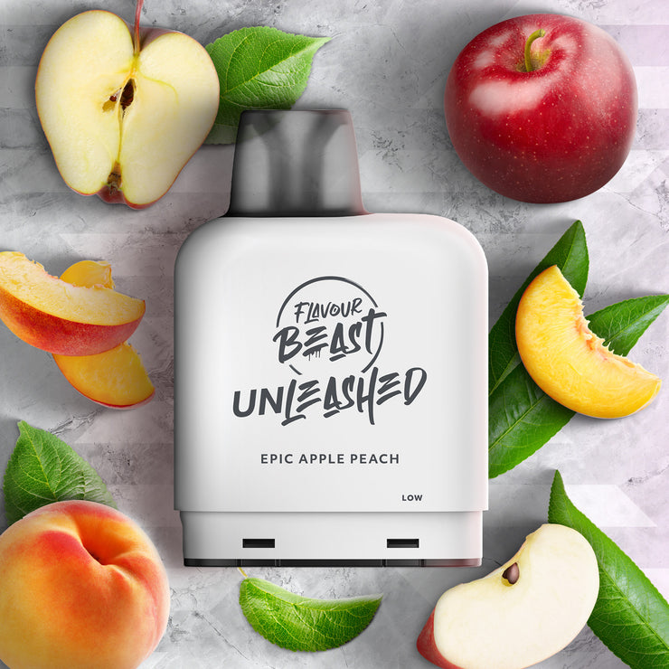Epic Apple Peach Iced - Flavour Beast Unleashed Level X Pod 14mL