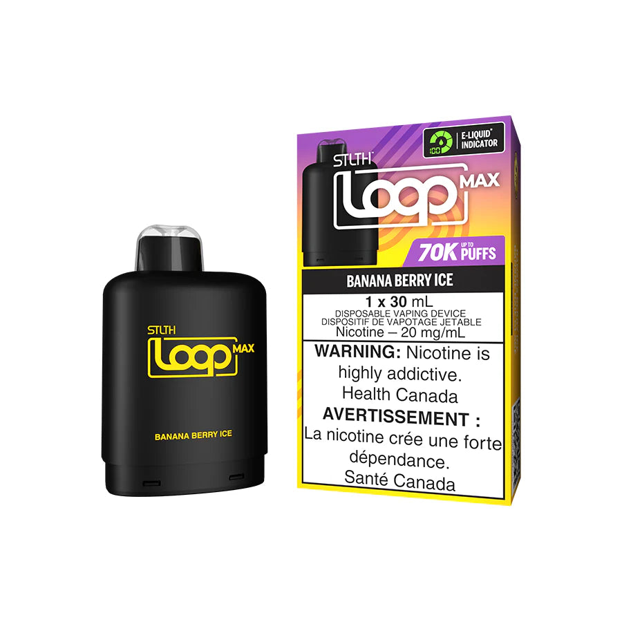Banana Berry Ice - STLTH Loop MAX Pod 30mL [Ontario Stamp]